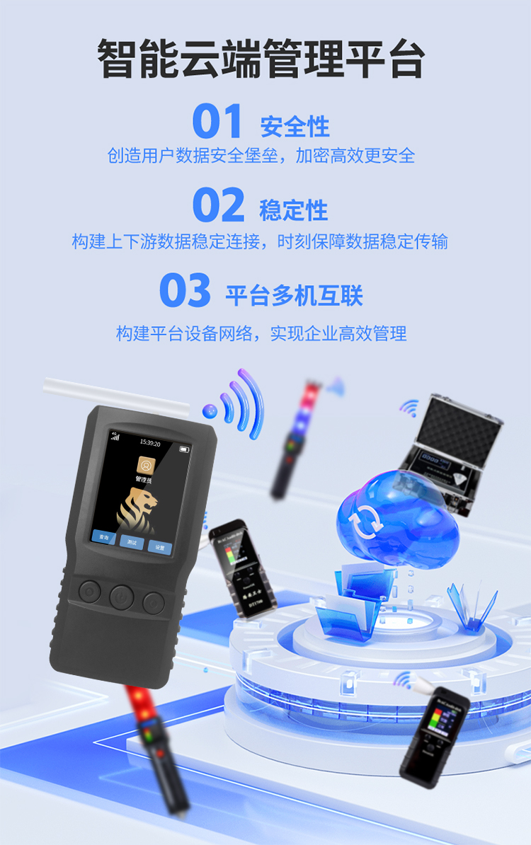 路安衛士 彩虹6號酒精檢測儀 手持式高精度測酒儀